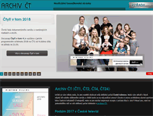 Tablet Screenshot of ct-archiv.cz